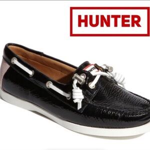 HUNTER Willemberg Leather Boat Shoes